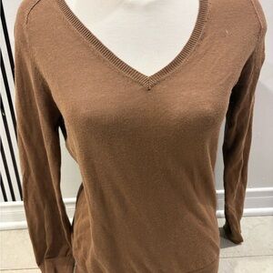 Suzy Shier Brown Long Sleeve Top
